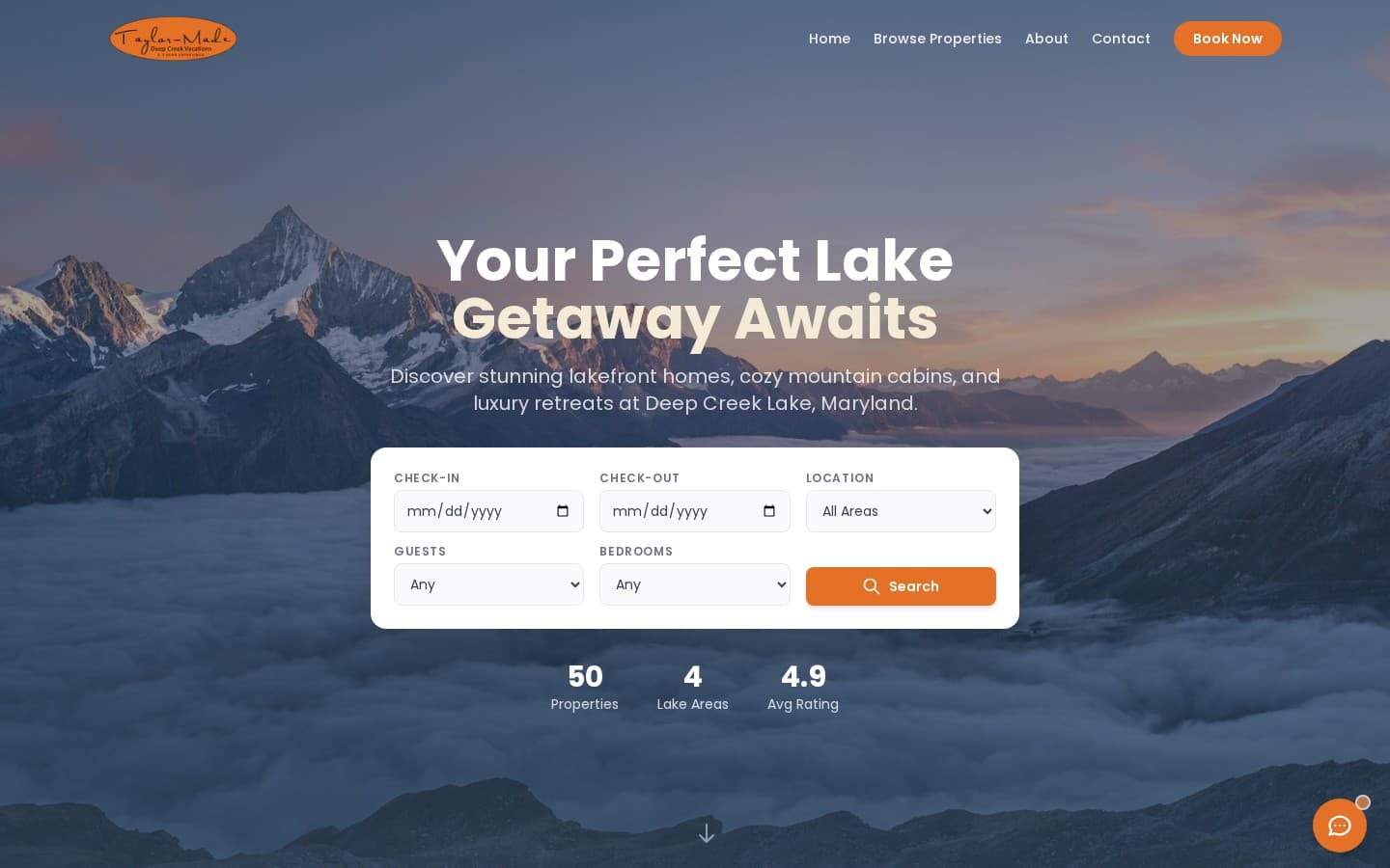 Deep Creek Vacations screenshot